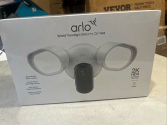 Arlo Wired Floodlight Camera | Home Security Camera with 2K Video  NIB Sealed