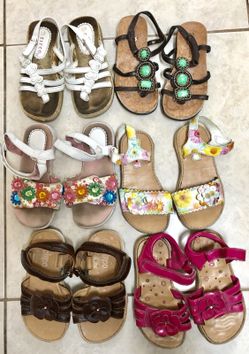 Size 10 Girls Sandals. Buy as a lot or separated.