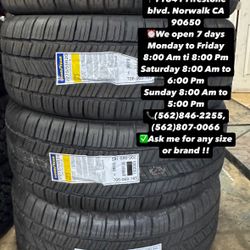275/55R20 GOODYEAR EAGLE LS2 A SET OF FOUR NEW TIRES, INCLUDES MOUNTING AND BALANCING WITH WARRANTY, ASK  ME FOR ANY SIZE OR BRAND, WE HAVE THE BEST P