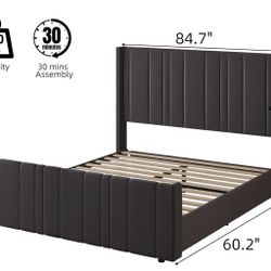 Soft Velvet Bed Frame
