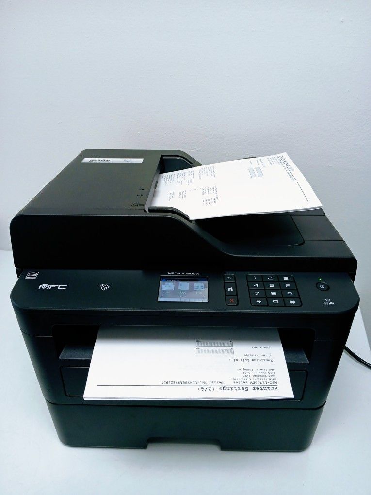 Laser Printer BROTHER MFC-L2750DW || Prints Automatically Double-Sided || WIRELESS || Touch Screen || Multifunctional || Printing Speed Up To 34ppm ||