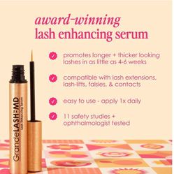 GRANDE MD LASH SERUM JUMBO SIZE (0.14 FL OZ.)  6 MONTH SUPPLY - $85 OBO