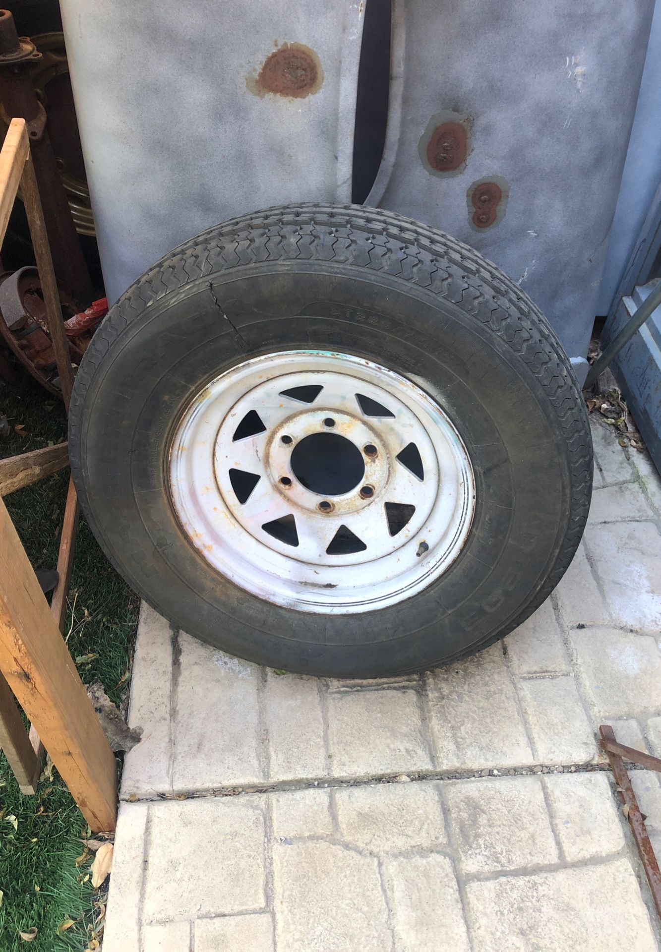 15x6 trailer wheel rim