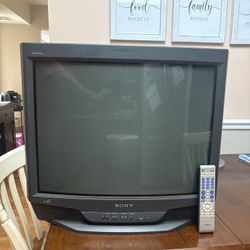 Sony Trinitron KV-27S46 27 inch CRT TV w/ Remote  Good Condition Tested Working