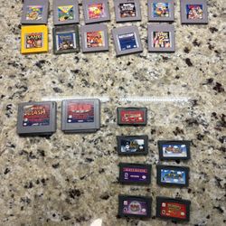 Nintendo Gameboy, Gameboy Advance, and Virtual Boy