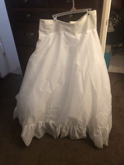 White Petticoat Full Size for wedding/quinceañera Dress