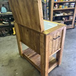 Patio Cooler With Wheels 