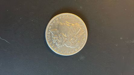 1883 Morgan silver dollar