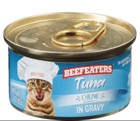 12 Beefeaters Tuna Chunk in Gravy Cat Food