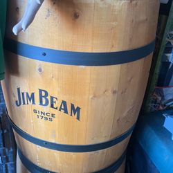 Jim Beam Wooden barrel
