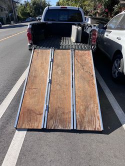 YUTRAX Tri-Fold ATV Loading Ramp – Aluminum Frame Wood Deck 1750 LB