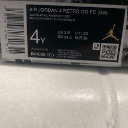 Air Jordan 4 Retro OG Size 4
