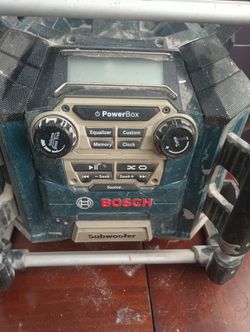 Bosch Gpb 18v-5cn 18 Volt Job site Radio With Bluetooth, 5.0 Power Station 