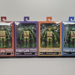 2026 NECA TMNT Teenage Mutant Ninja Turtles STAN SAKAI Set All 4 Turtles