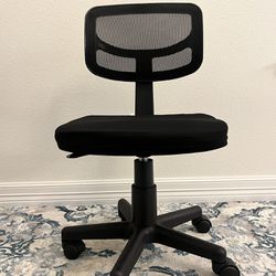 Black Chair - With Cushion for Comfort