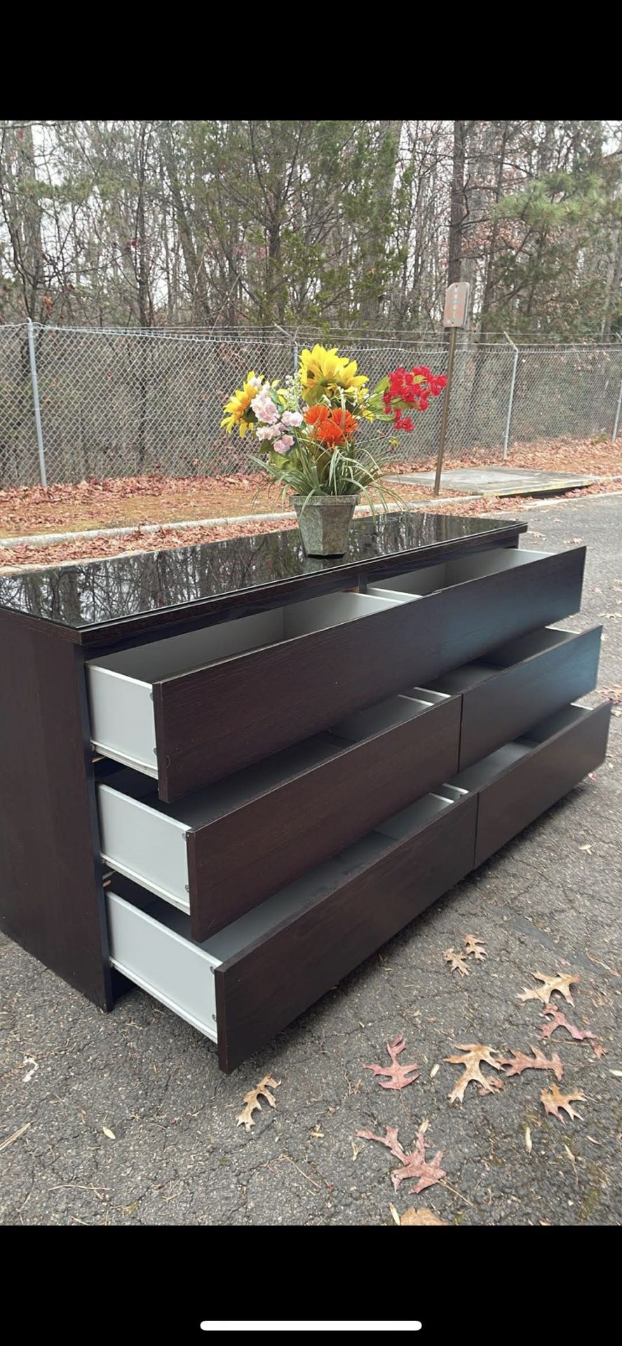 Ikea Modern Long Dresser With Big Drawers. Drawers Sliding Smoothly. Delivery Available. Se Habla Español