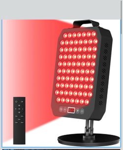 Red LED Panel 78 Dual-Chip 660nm/850nm Stand Remote Desktop