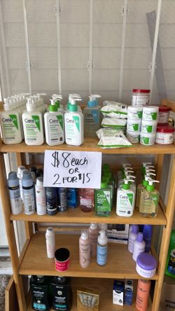 Cerave, method, dove, nexxus
