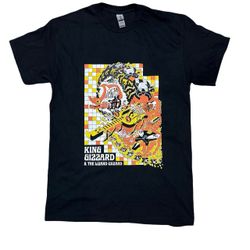 King Gizzard & The Lizard Wizard T-Shirt Medium Black