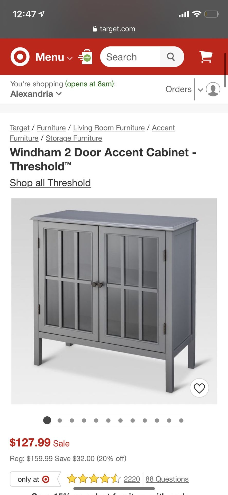 Accent cabinet