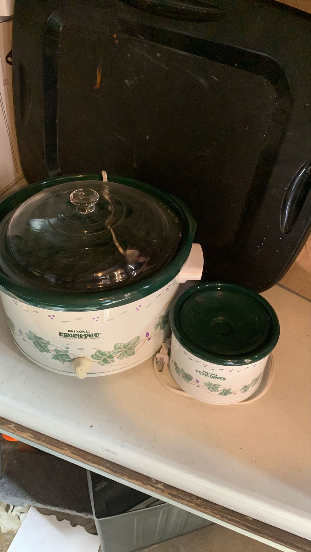 Rival Crock Pot with small pot