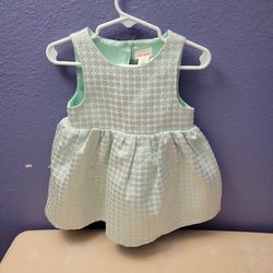 Cat & Jack Mint Baby Dress 18M