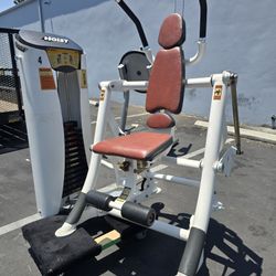 Hoist roc it ab crunch with Swivel seat workout fitness commercial gym equipment exercise weight