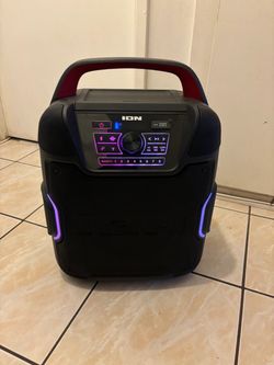 Ion Pathfinder 320 - Portable Bluetooth Speaker – 120 Watts, 100-Hour Battery, Waterproof, LED Light Show