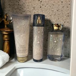 Bath & Body Works Satin Slippers Set