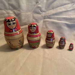 5 Piece Russian Nesting Dolls