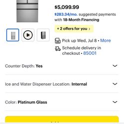 *NEW* CAFE Four Door Refrigerator 