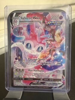 Sylveon Vmax Brilliant Stars Trainer Gallery Pokemon Card Ultra Rare  NM