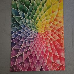 Buffalo Games "Dahlia Interlock Diamond Pattern" 300 Puzzle 
