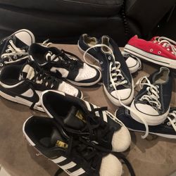 Woman's 8 & 8.5 Shoes CONVERSE Adidas Nike Panda 