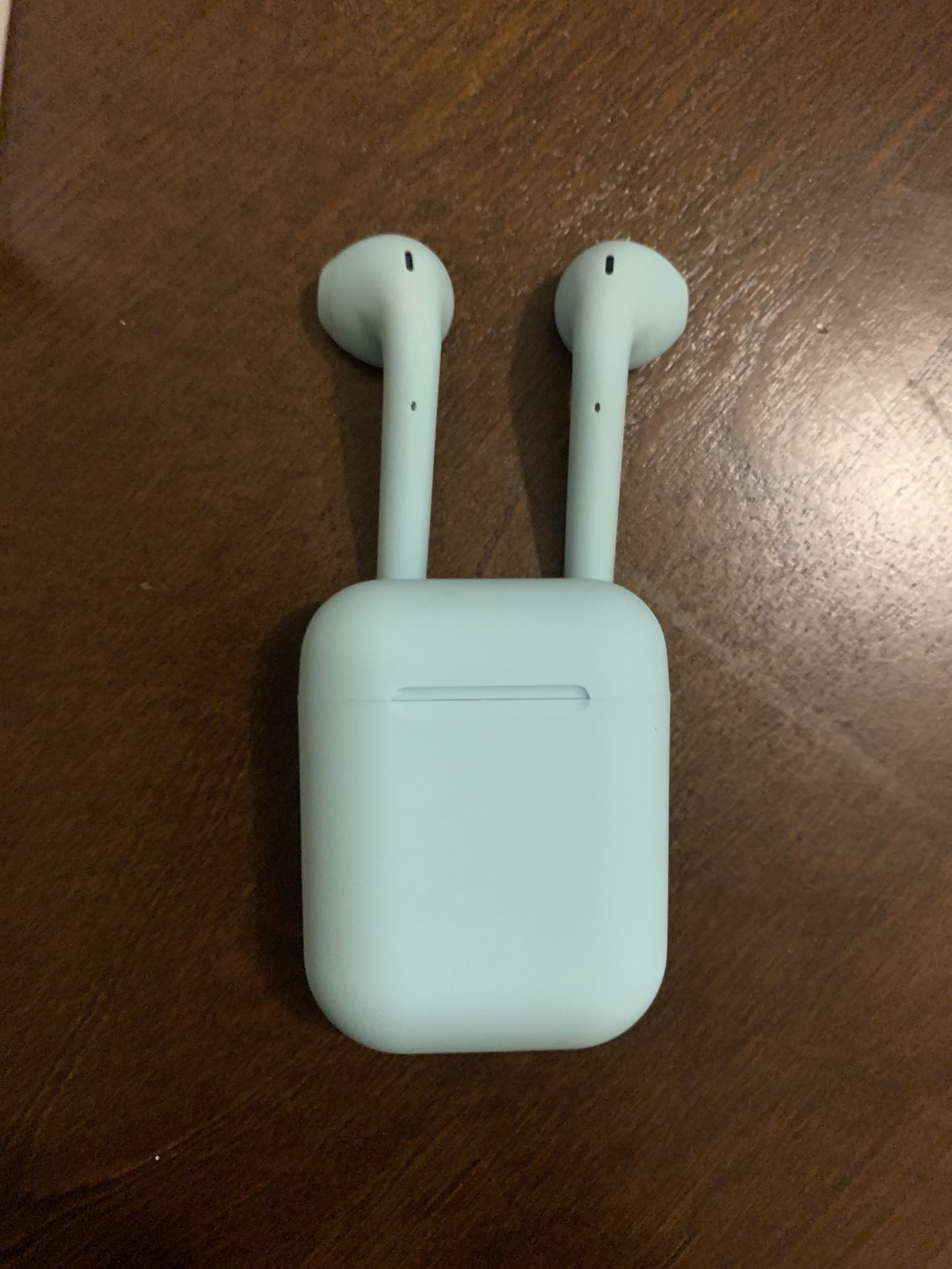 Blue Bluetooth Headphones AirPods