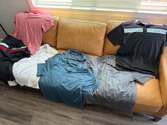 7 Travis Mathew Shirts Size L new and barely worn