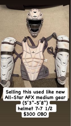 All-Star AFX Medium Fastpitch Catcher’s Gear