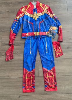 Disney Store Captain Marvel Halloween Costume Sz 9-10