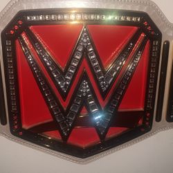 WWE Womens Raw Red Championship Belt 2016 Real Adult Size New 