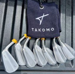 Takomo 5-GW golf clubs, Irons, Golf.