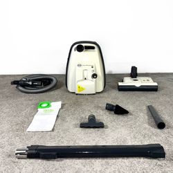 Sebo Airbelt K3 Premium White Canister Vacuum Cleaner w/ all attachments