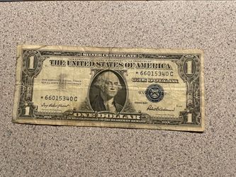 1957 $1 Silver Certificate Star Note