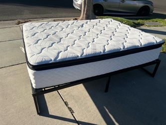 Free queen size mattress and frame