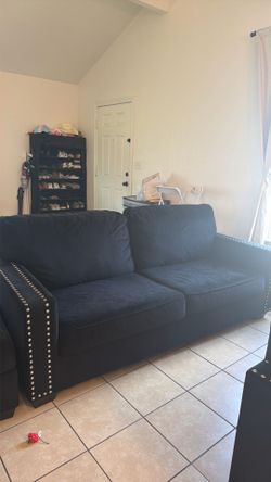 Couch and ottoman