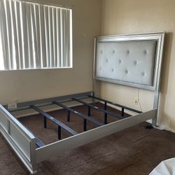 Grey Bed Frame 