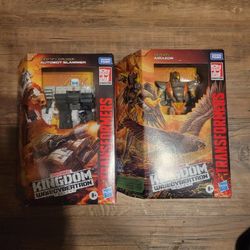 Hasbro F0673 Transformers Generations War for Cybertron: Kingdom Deluxe Aizrazor & Autobot Slammer