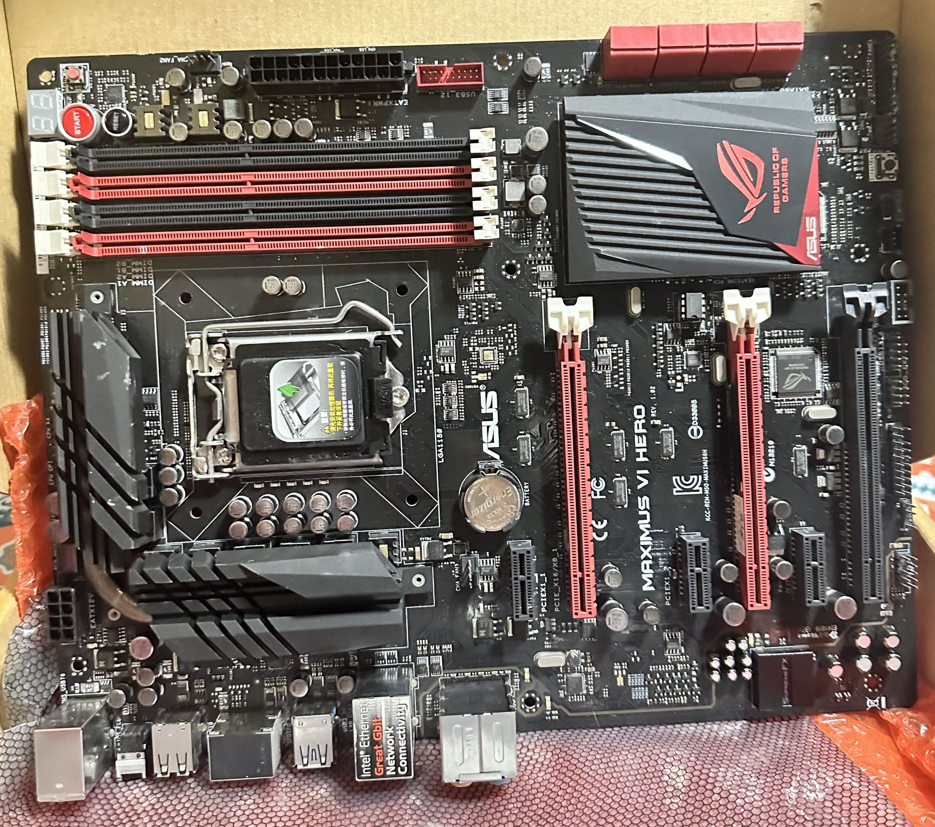 ASUS Maximus VI Hero Motherboard LGA 1150 DDR3 HDMI USB3.0 Intel Z87