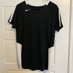 NWT Women’s Nike Stock Vapor Pro Black Volleyball Jersey Size Large