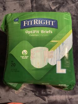 Adult Pull Ups OptFit Briefs Large $5