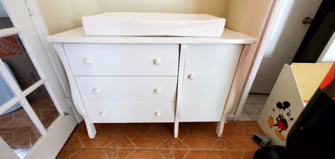 Baby Changing Table Dresser Organizer